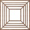 Ekena Millwork Raven Wood Fretwork Pierced Ceiling Medallion, Walnut, 18"OD x 6 5/8"ID x 3/8"T CMWP18X18X0375RAWA - alternate 4